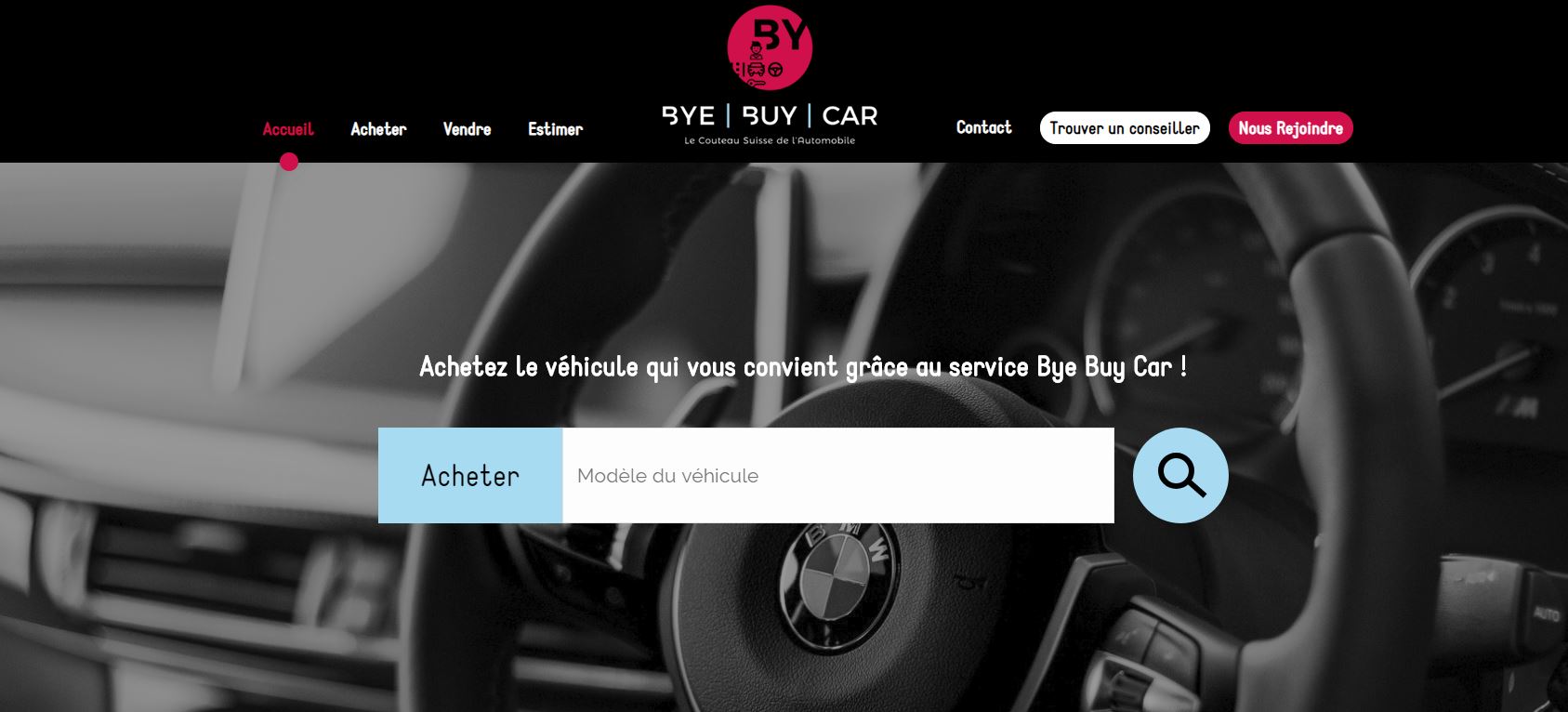 site internet Bye Buy Car
